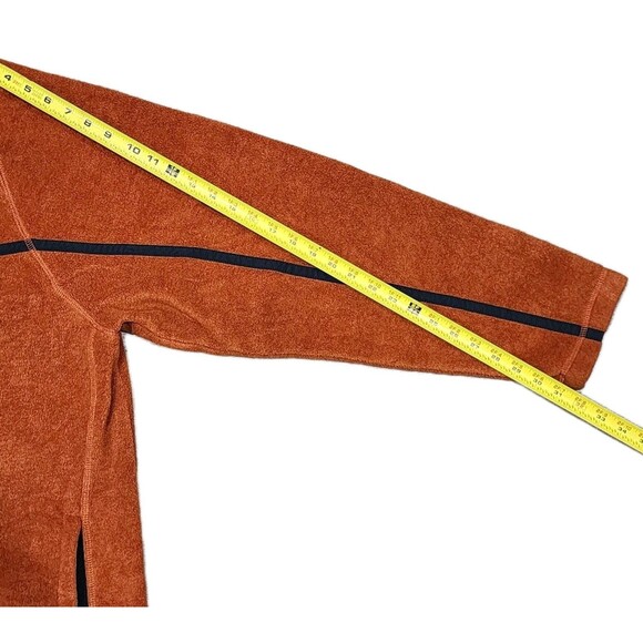 Old Navy Orange/Blue Fleece Sweaters Men's Sizes Large - Picture 4 of 7